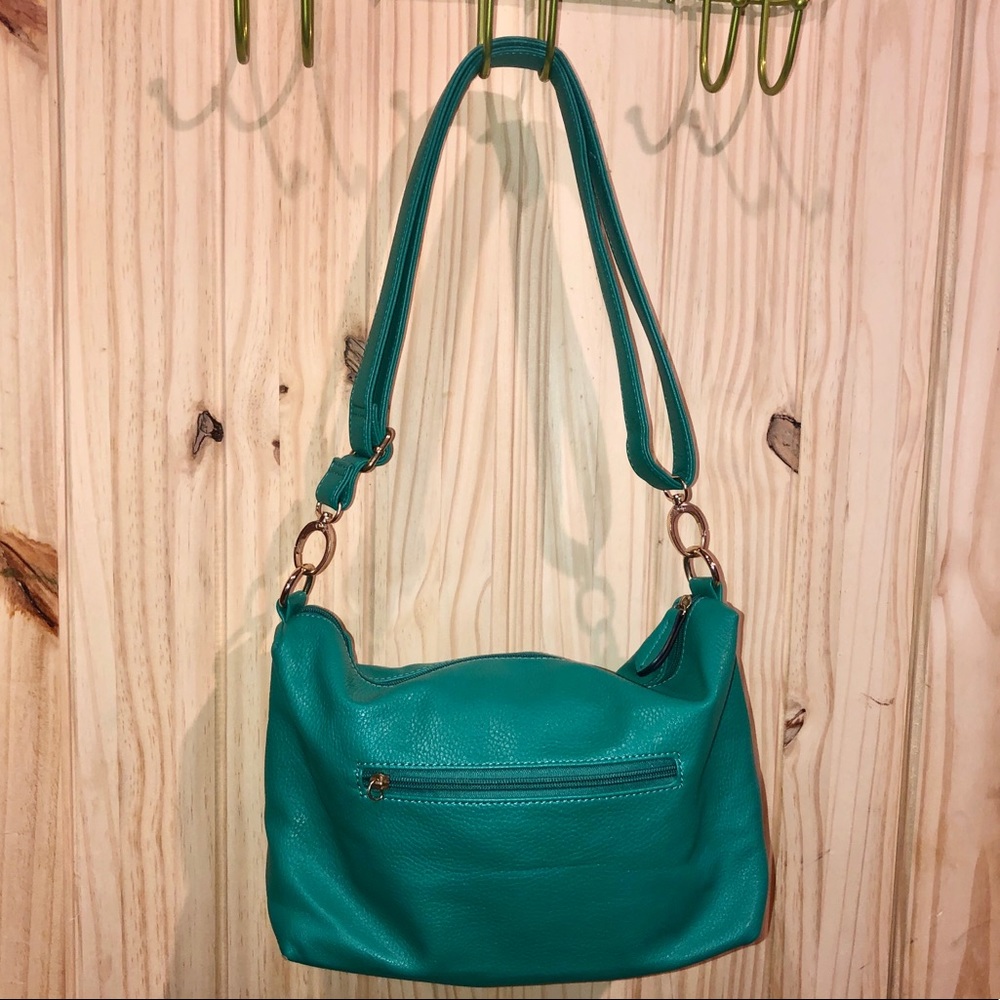 Green handbag